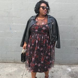 Faux Black Leatha jacket